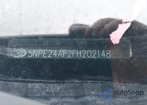 2015 Hyundai Sonata Se z USA, uszkodzony, nr VIN 5NPE24AF2FH202148